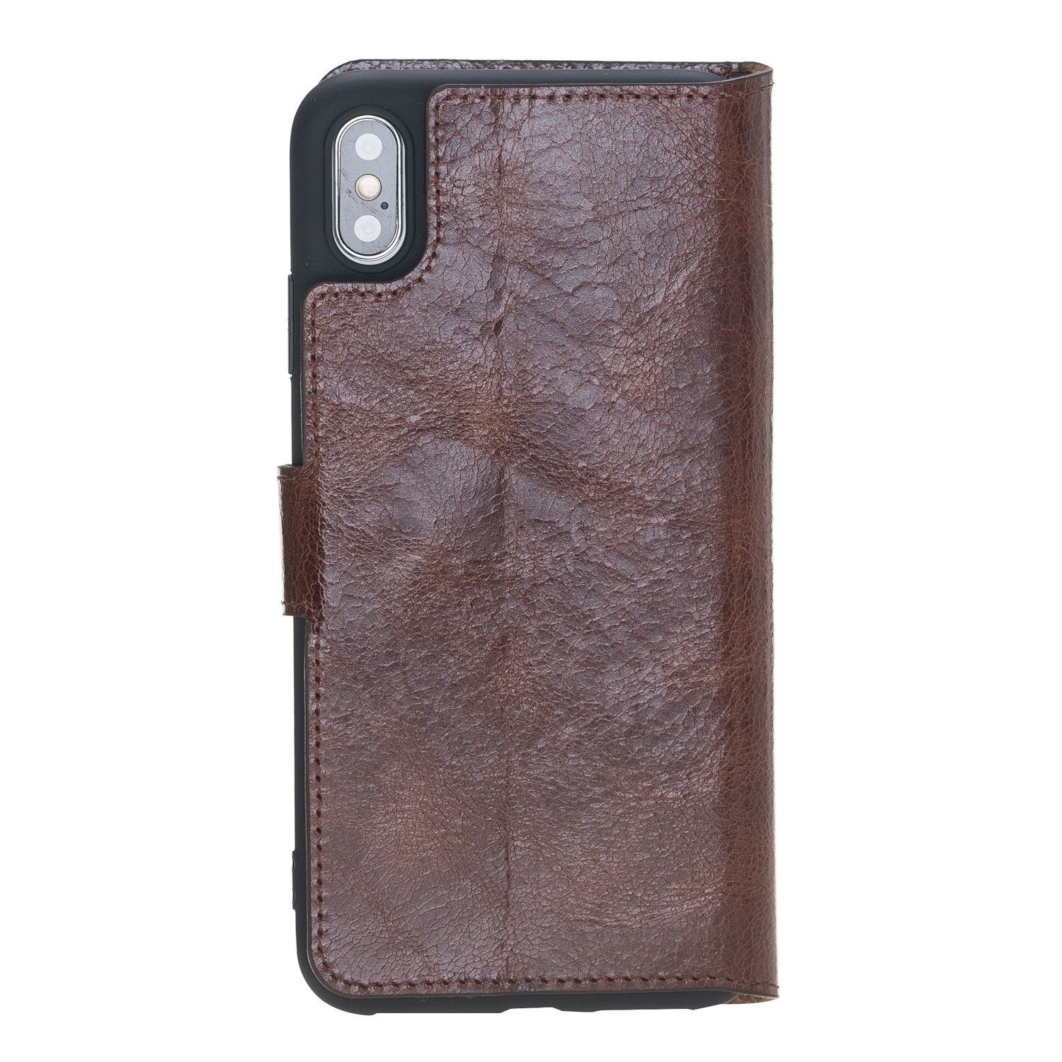 Bouletta Wallet Folio Ledertasche mit ID - Slot für Apple iPhone XS MAX - Vesselle Braun