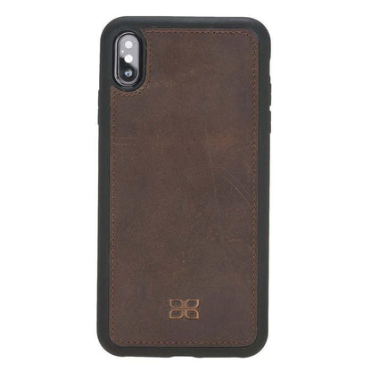 BOULETTA MAGNETISCHE ABNEHMBARE HANDYHÜLLE AUS LEDER  FÜR IPHONE XS MAX - ANTIC BROWN