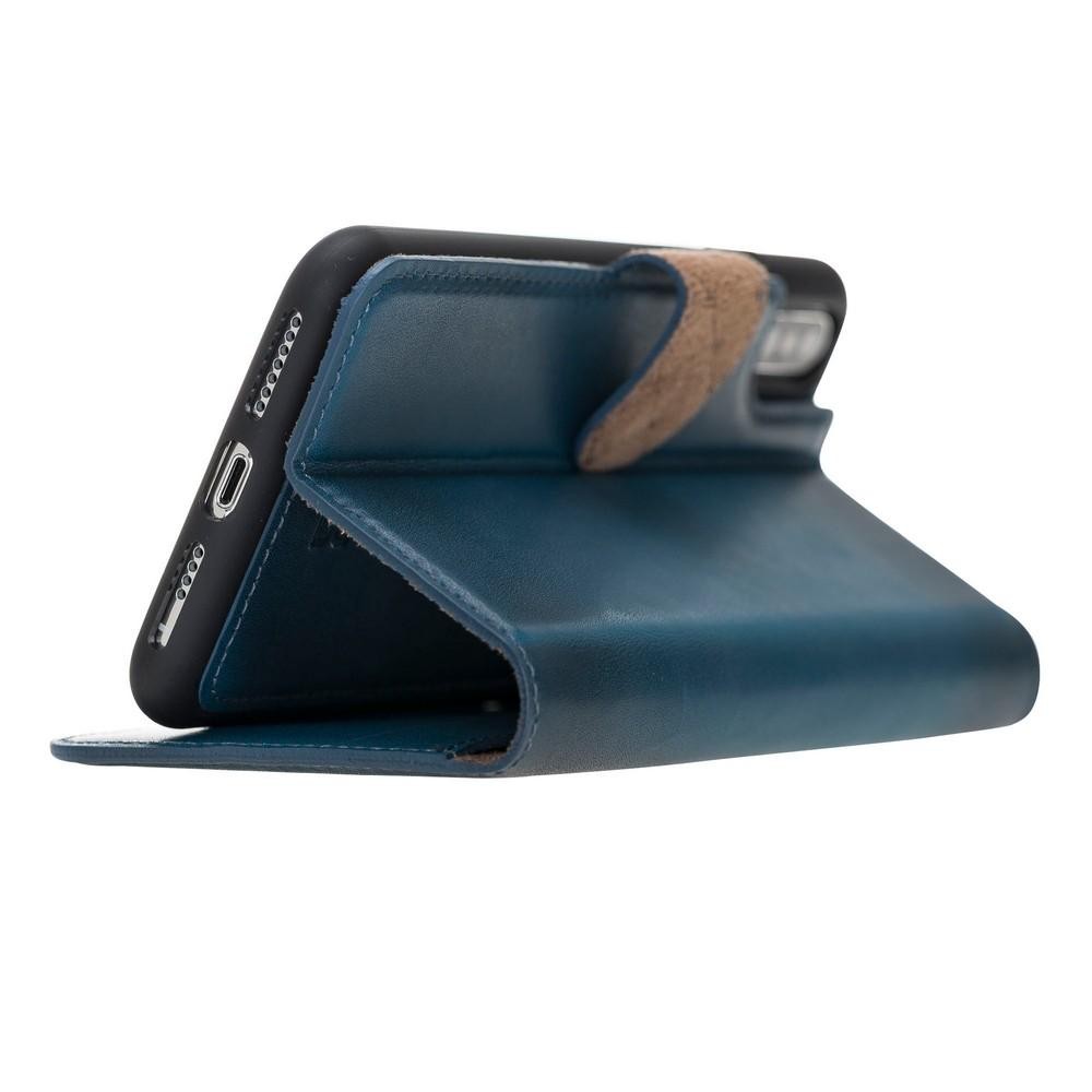BOULETTA MAGNETISCHE ABNEHMBARE HANDYHÜLLE AUS LEDER MIT RFID-BLOCKER  FÜR IPHONE XS MAX - Burnished Navy Blue