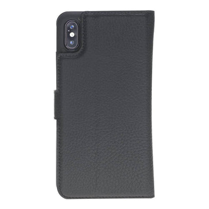 BOULETTA MAGNETISCHE ABNEHMBARE HANDYHÜLLE AUS LEDER MIT RFID-BLOCKER  FÜR IPHONE XS MAX - Floater Black