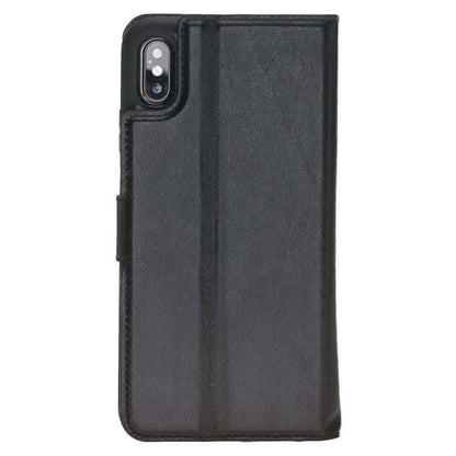 BOULETTA MAGNETISCHE ABNEHMBARE HANDYHÜLLE AUS LEDER MIT RFID-BLOCKER  FÜR IPHONE XS MAX -Rustic Black