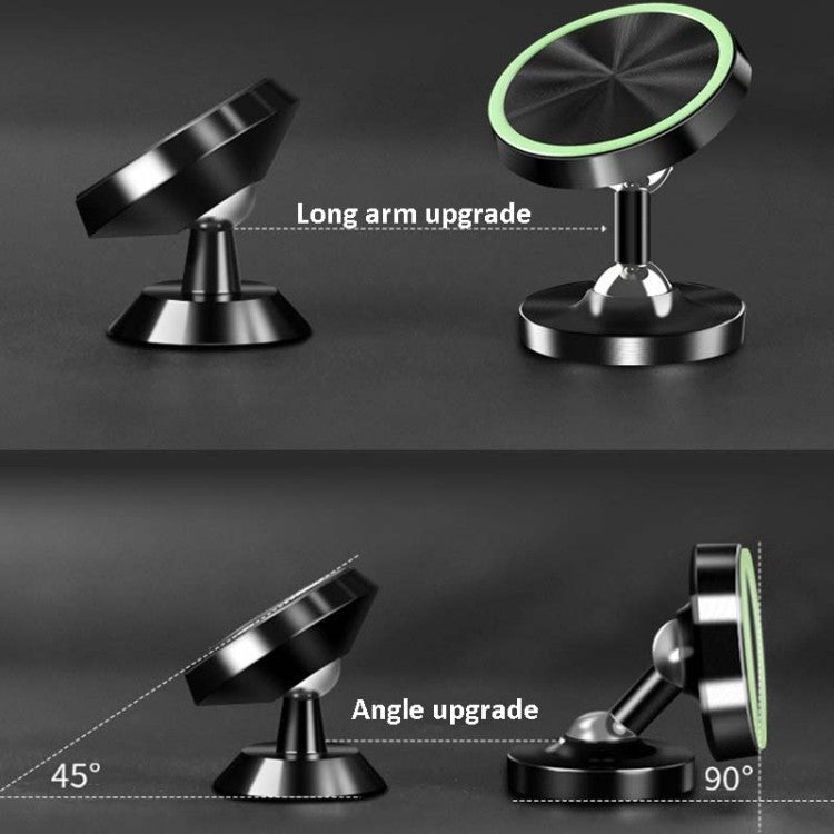 360 Magnetischer Handyhalter Auto Halterung Luminous Schwarz