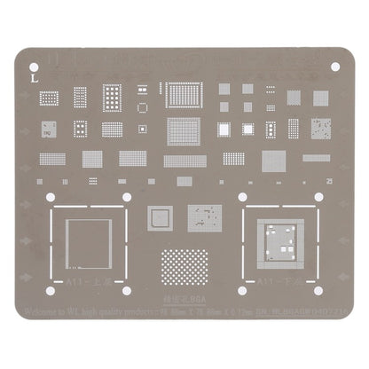 Reparatur von Handy-Nacharbeiten BGA Reballing Stencils für iPhone X / 8 / 8 Plus