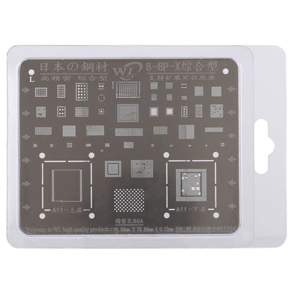 Reparatur von Handy-Nacharbeiten BGA Reballing Stencils für iPhone X / 8 / 8 Plus