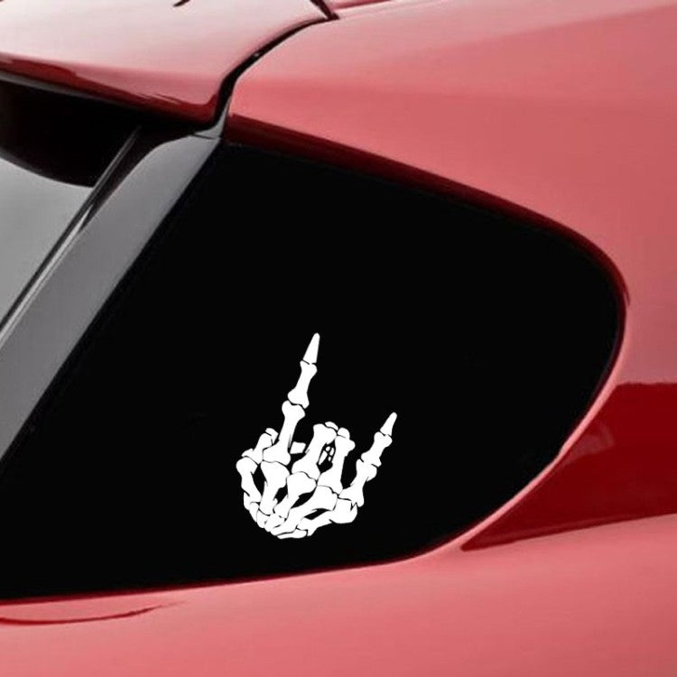 Schädel Finger Muster Autoaufkleber Vinyl Dekoration Schwarz