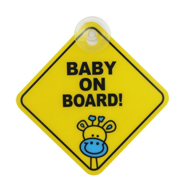 Baby in Car Aufkleber