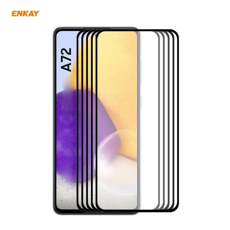 Samsung Galaxy A72 5G Enkay Temperiertes Glas Full-Kleber