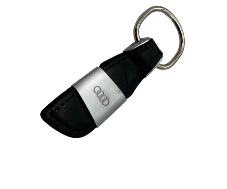 Audi Leder Schlüsselanhänger (Auf Wunsch mit Gravur)