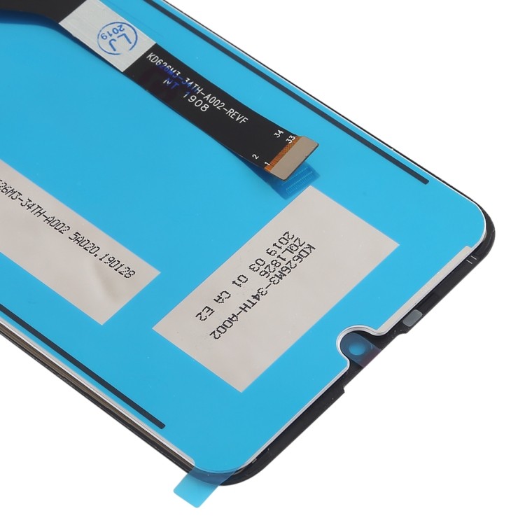 Vollmontage von LCD-Bildschirm und Digitizer für Huawei Y7 (2019) (Schwarz)