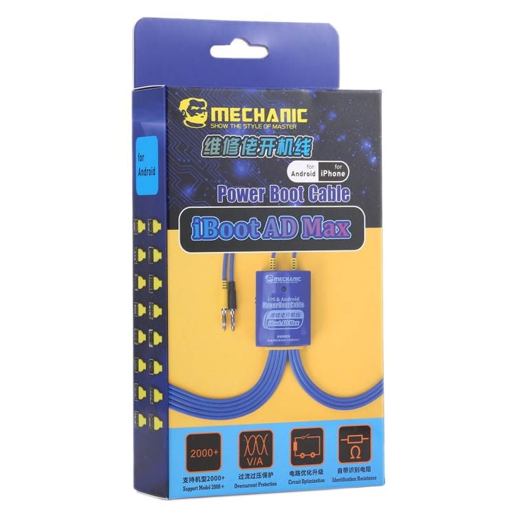 MECHANIC iBoot AD Max-Testkabel für die Reparatur von Mobiltelefonen für iPhone / Android