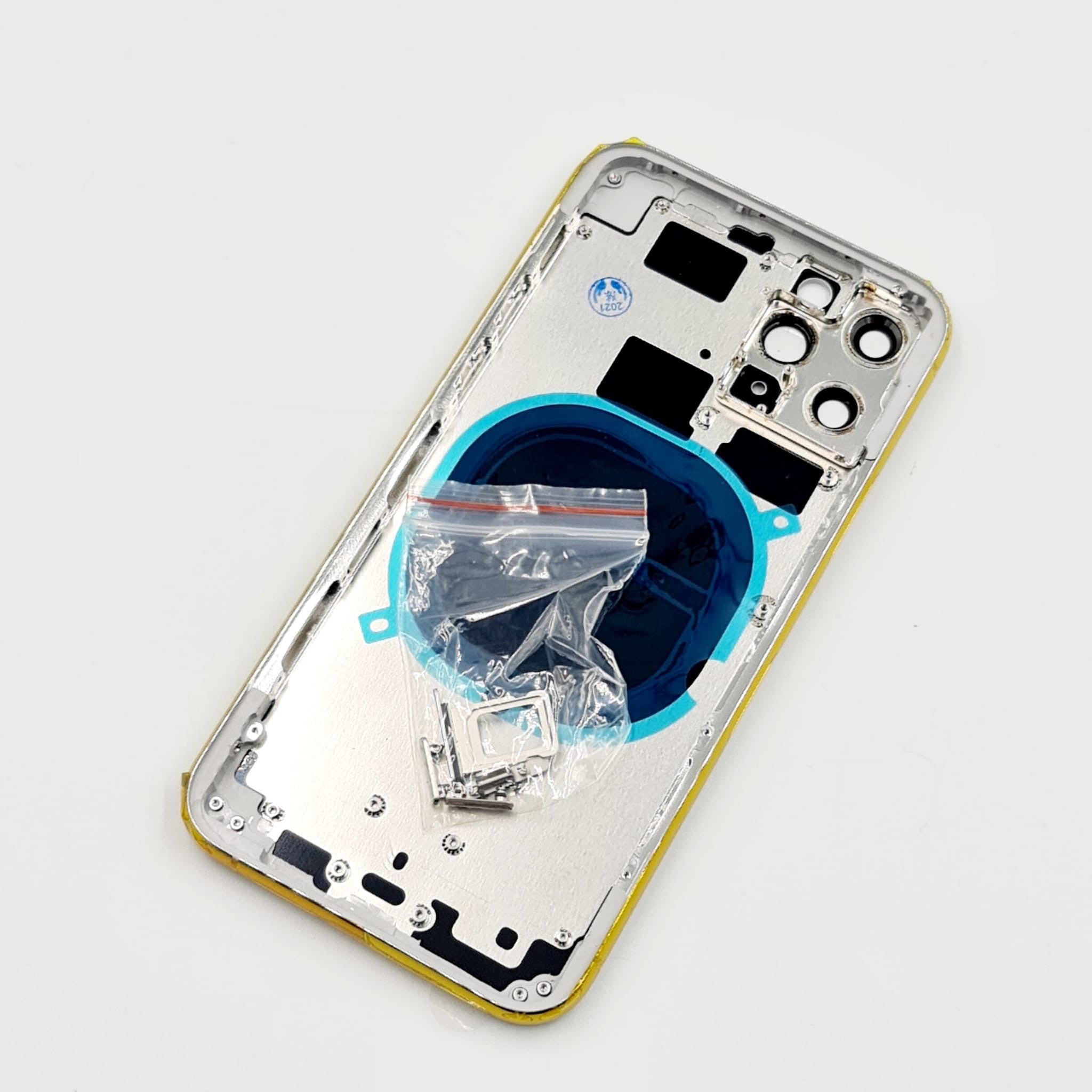 iPhone 11 Pro Gehäuse Glas Backcover Rückdeckel Akkudeckel Silber