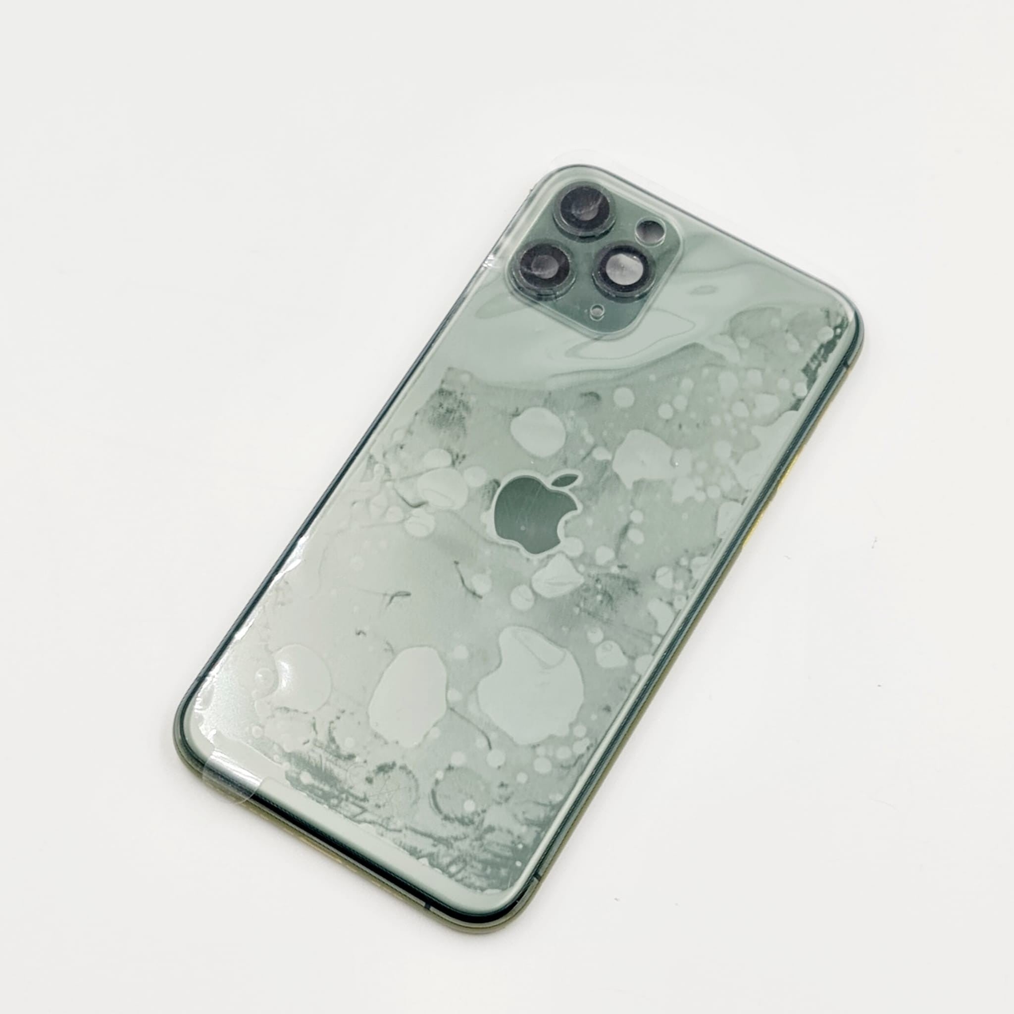 iPhone 11 Pro Max Gehäuse Glas Backcover Rückdeckel Akkudeckel Silber