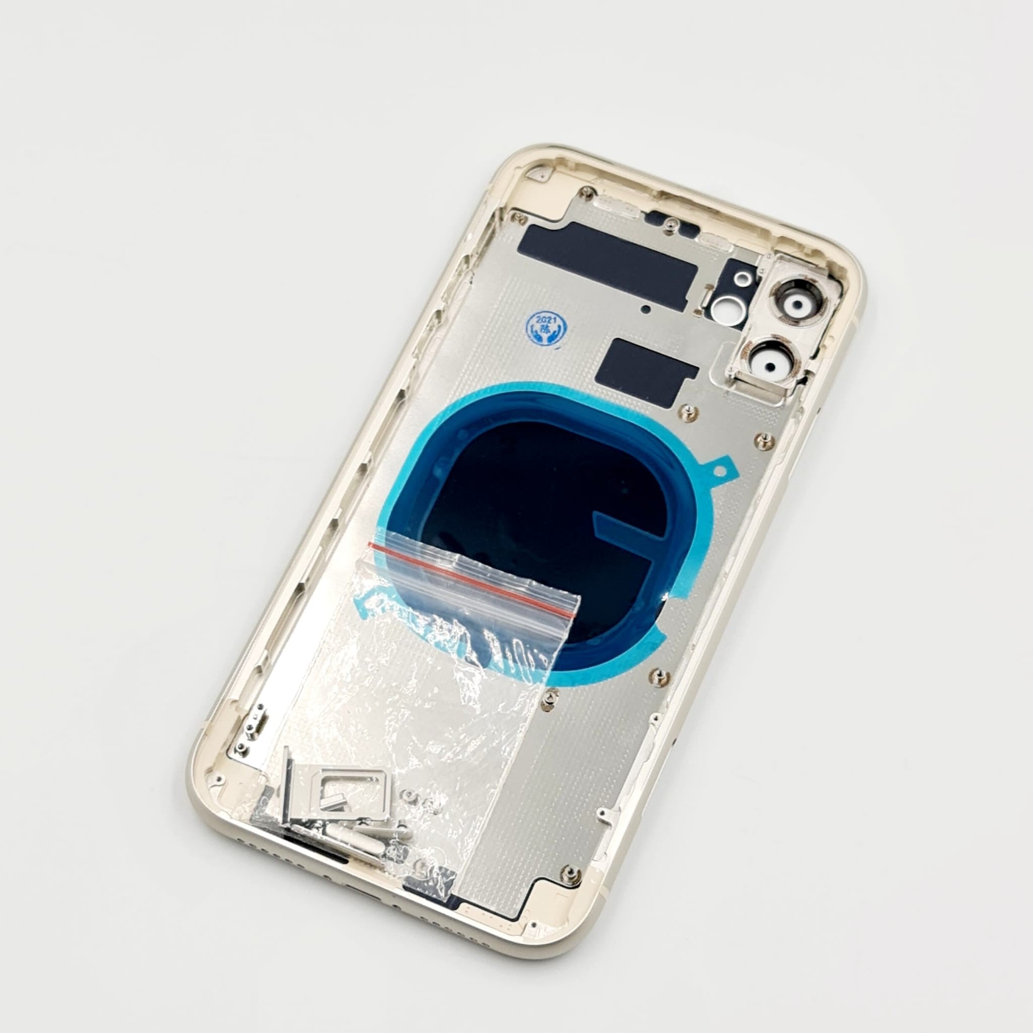 iPhone 11 Gehäuse Glas Backcover Rückdeckel Akkudeckel Weiss