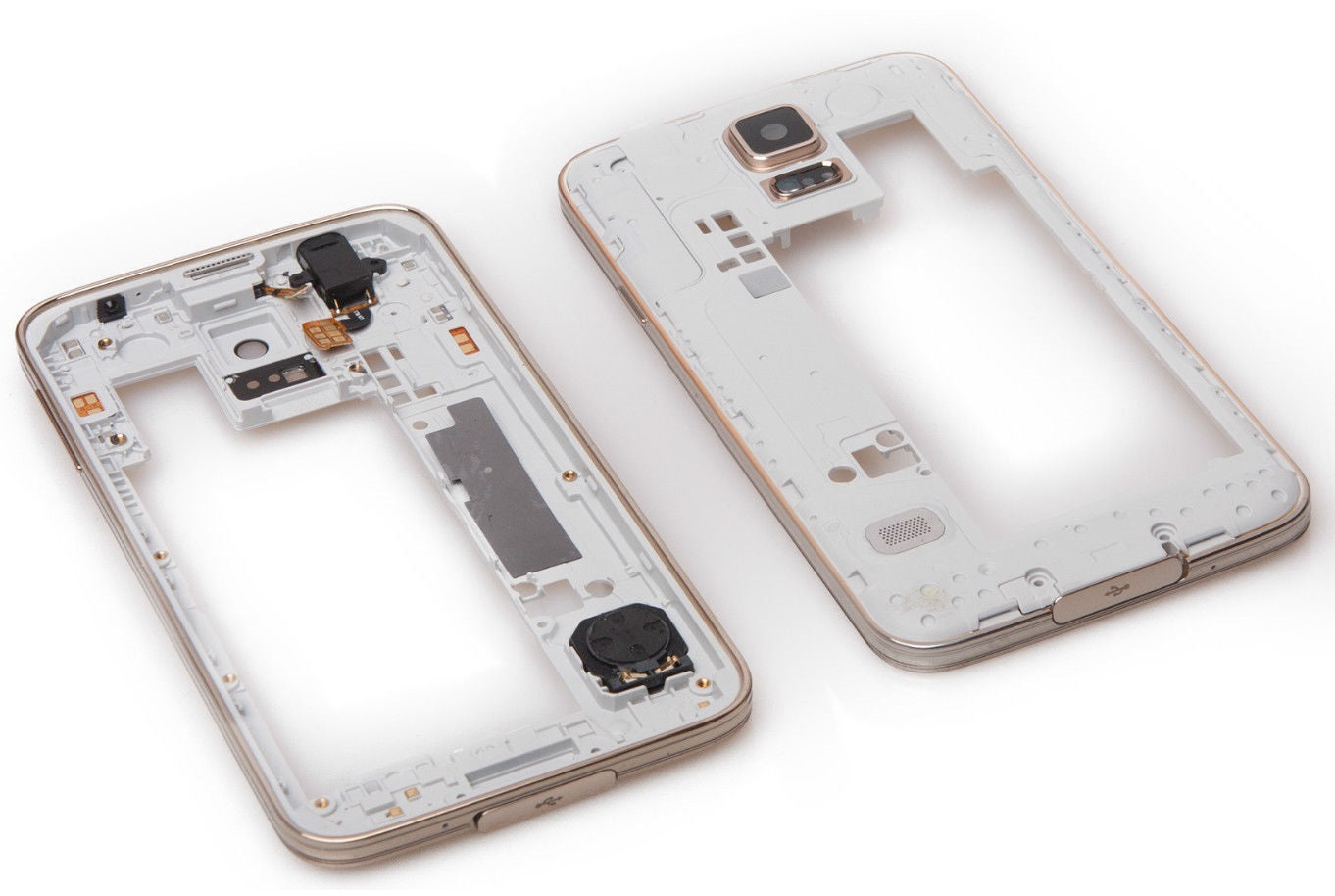 Samsung Galaxy S5 Mittel Rahmen Gold