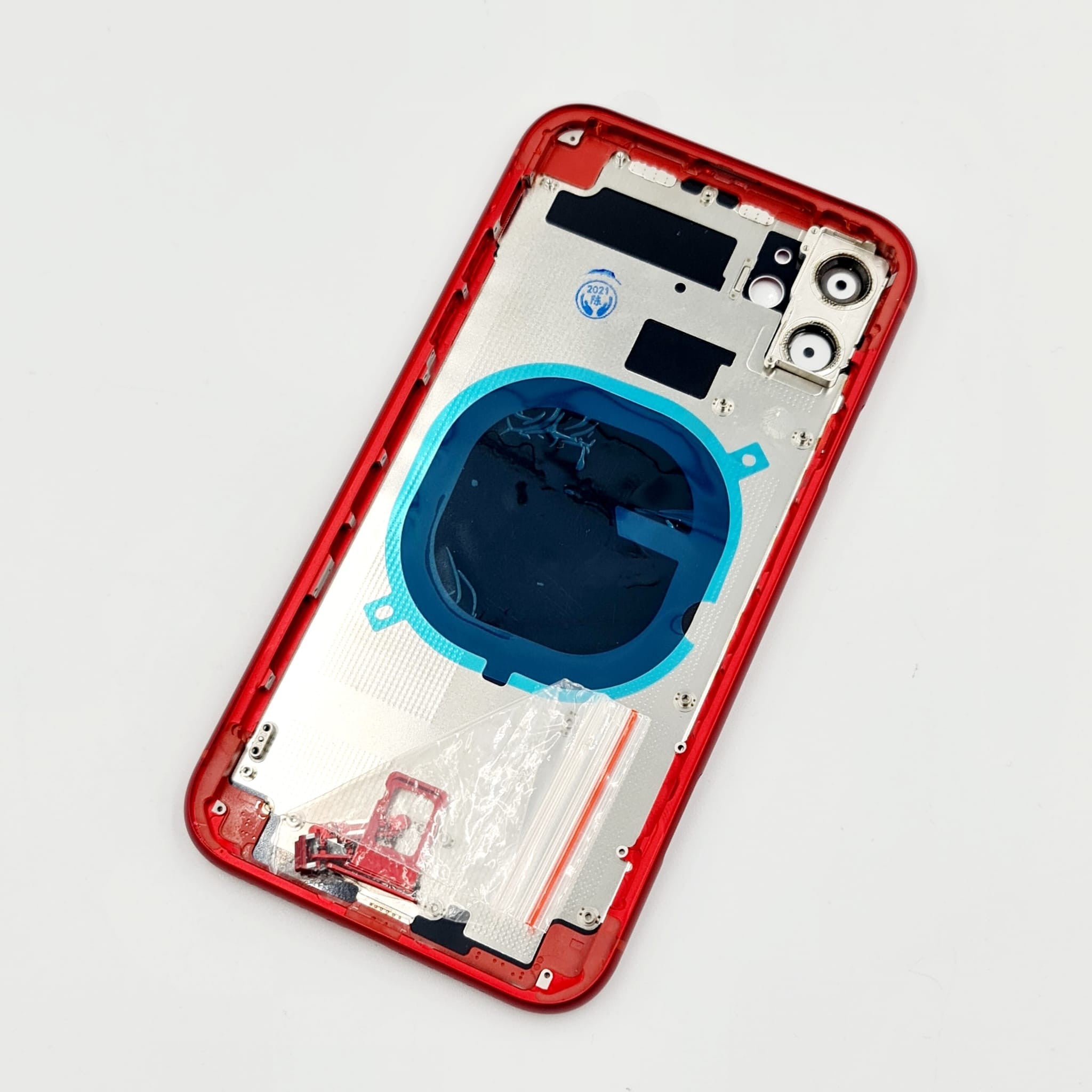 iPhone 11 Gehäuse Glas Backcover Rückdeckel Akkudeckel Rot