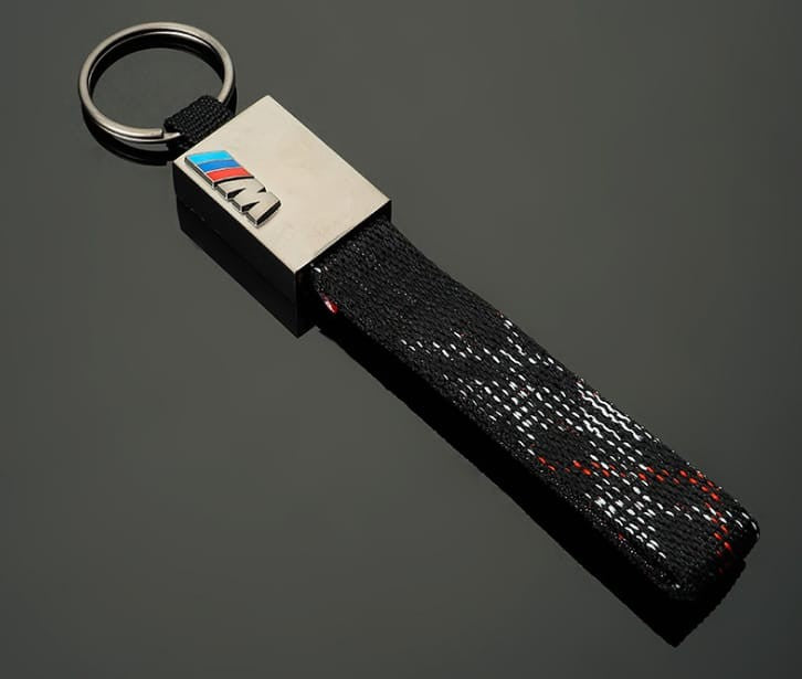 BMW M Power Schlüsselanhänger Leder  (Auf Wunsch mit Gravur)