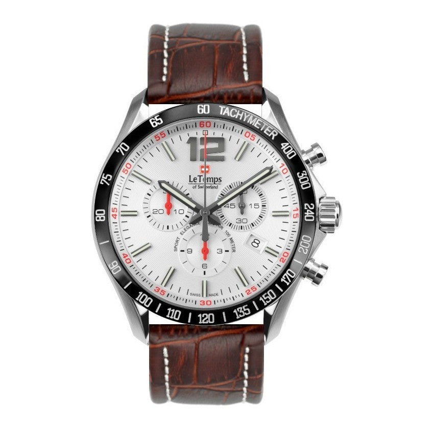 Le Temps of Switzerland "Sport Elegance", Chronograph - Ø 43 mm LT1041.17BL01