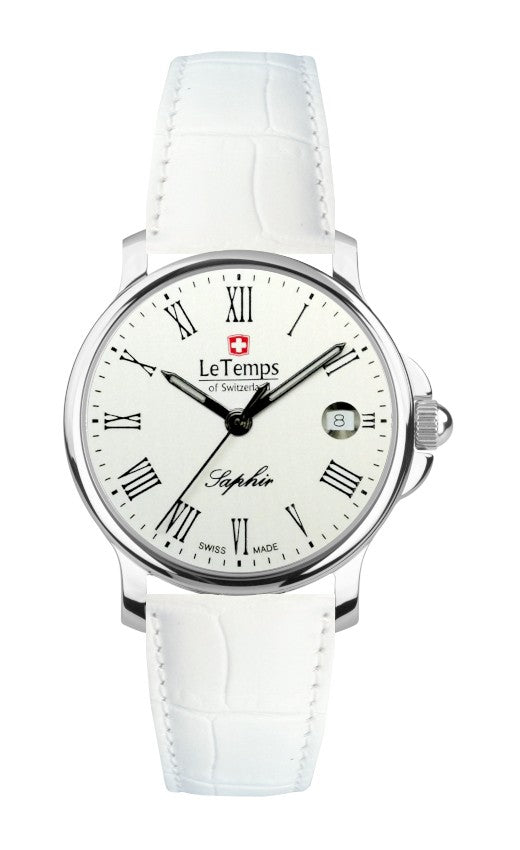 Le Temps of Switzerland Herrenuhren "ZAFIRA MEDIUM"  Ø 35 mm LT1055.02BL04