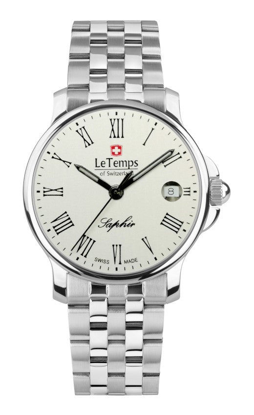Le Temps of Switzerland Herrenuhren "ZAFIRA GENT"  Ø 38 mm  LT1065.02BS01
