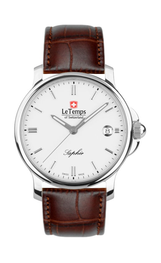 Le Temps of Switzerland Herrenuhren "ZAFIRA GENT"  Ø 38 mm  LT1065.03BL02
