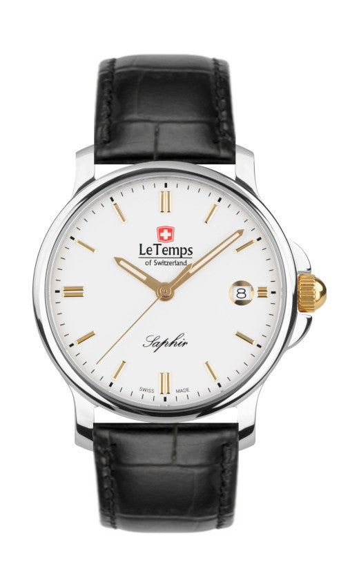 Le Temps of Switzerland Herrenuhren "ZAFIRA GENT"  Ø 38 mm  LT1065.44BL61