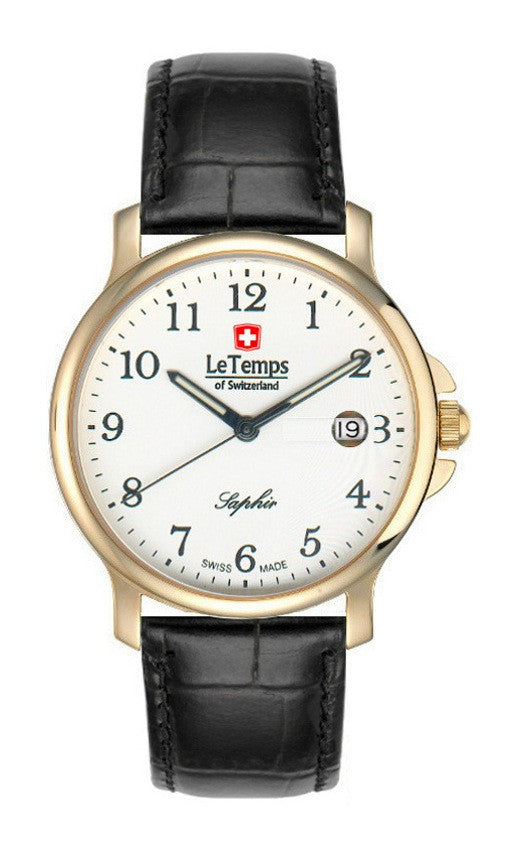 Le Temps of Switzerland Herrenuhren "ZAFIRA GENT"  Ø 38 mm  LT1065.51BL61