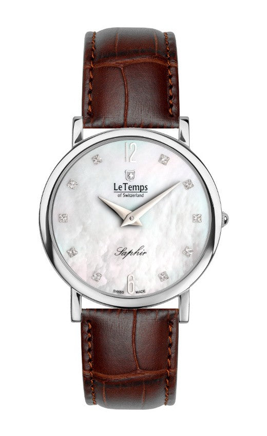 Le Temps Damenuhr "ZAFIRA SLIM"  Ø 34 mm LT1085.05BL02