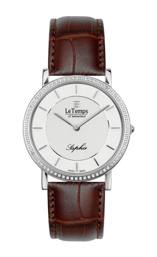 Le Temps Damenuhr "ZAFIRA SLIM"  Ø 34 mm LT1085.05BL09