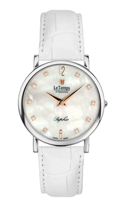 Le Temps Damenuhr "ZAFIRA SLIM"  Ø 34 mm LT1085.45BL04