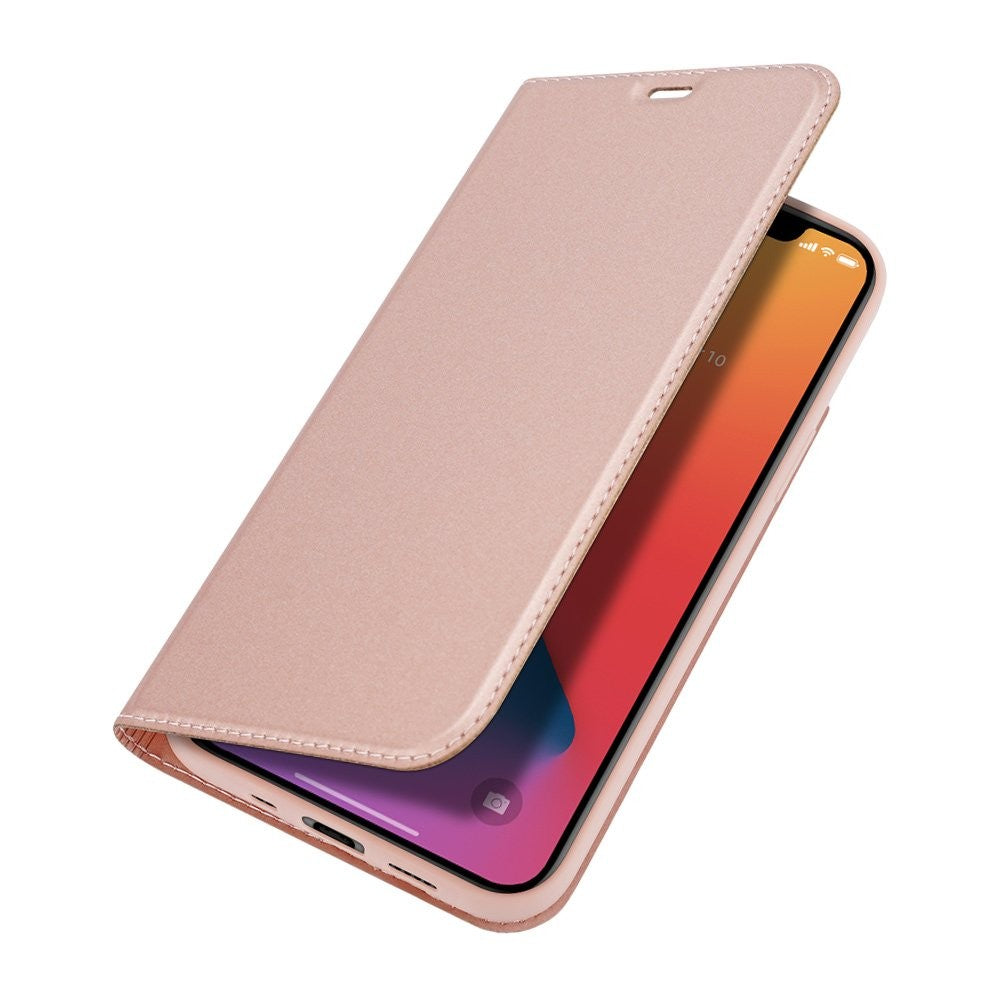 DUX DUCIS Skin Pro Holsterhülle Elegantes Etui für iPhone 12 mini pink