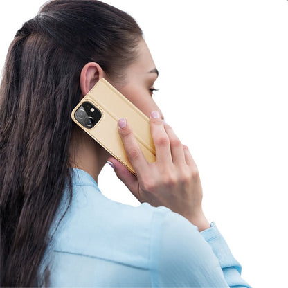 DUX DUCIS Skin Pro Holsterhülle Elegantes Etui für iPhone 12 mini pink