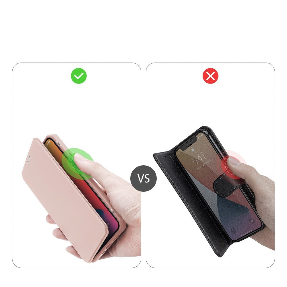 DUX DUCIS Skin X Holster Flip Cover Handyhülle für iPhone 12 mini pink