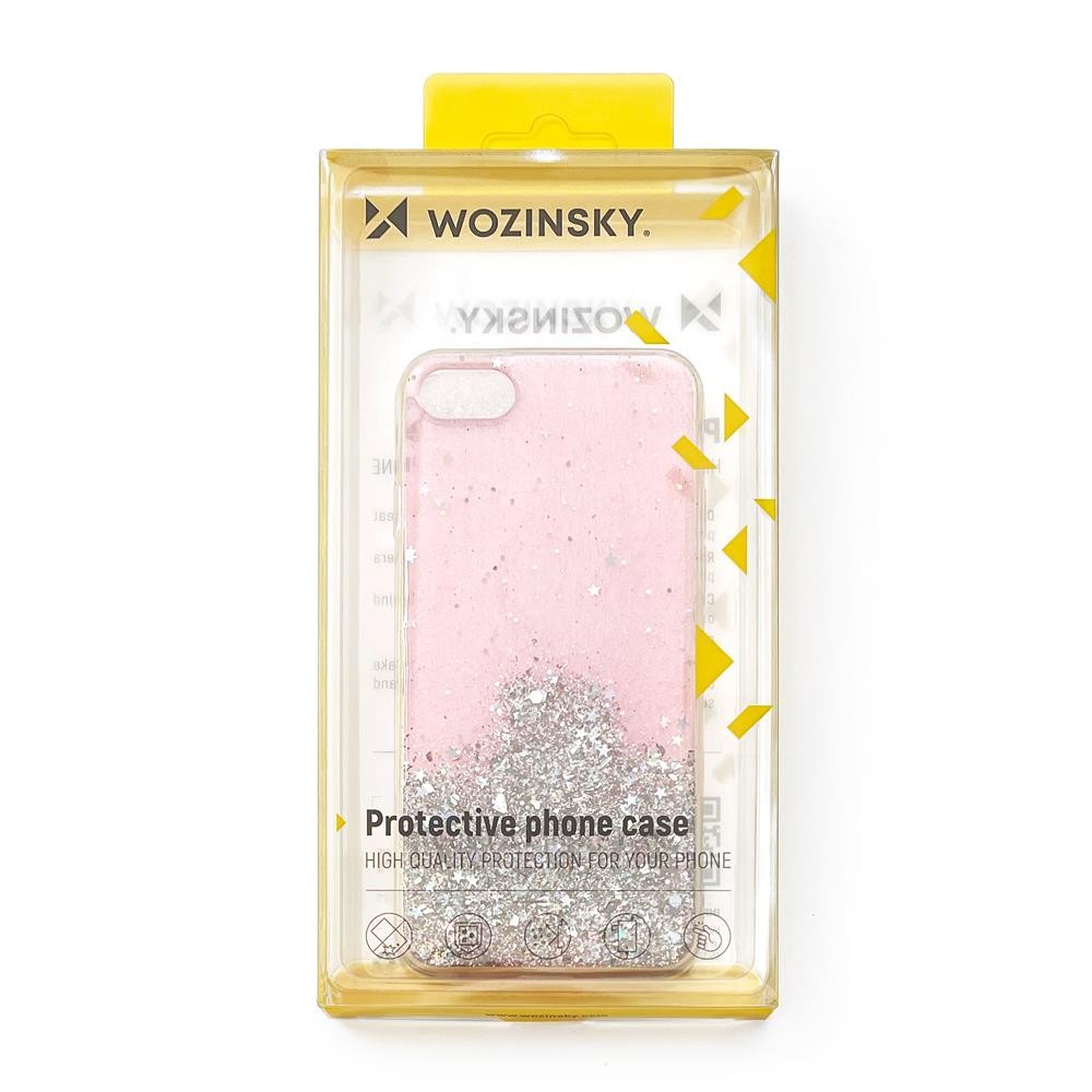  Star Glitter Glänzend Handyhülle Schutzhülle für iPhone 12 Pro / iPhone 12 rosa