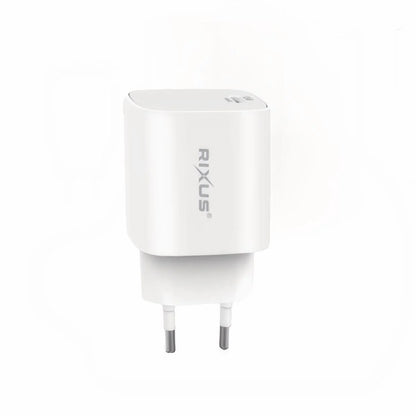 Rixus RX209 Adaptives USB-C 20W Schnellladegerät – Weiss