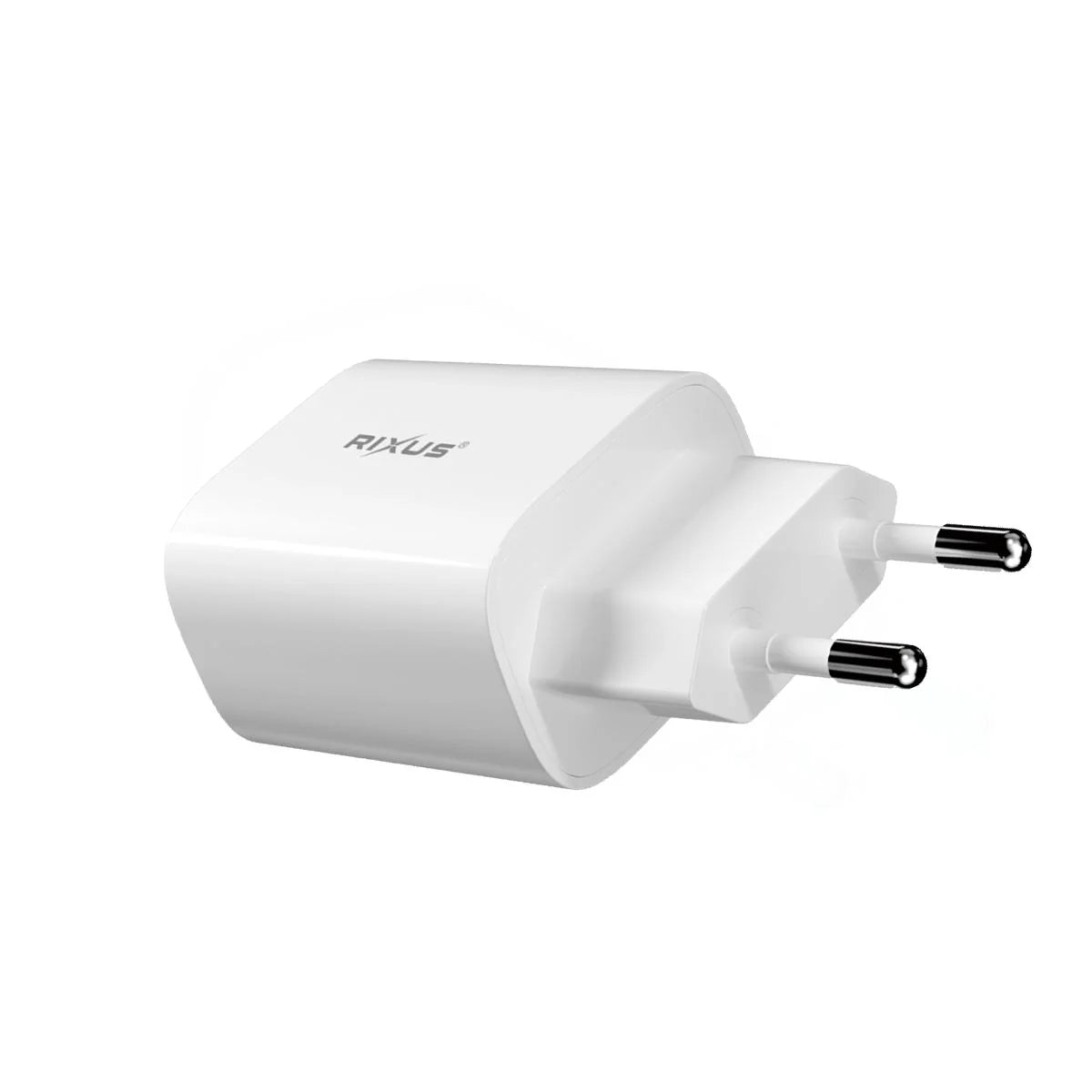 Rixus RX209 Adaptives USB-C 20W Schnellladegerät – Weiss