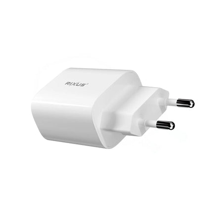 Rixus RX209 Adaptives USB-C 20W Schnellladegerät – Weiss