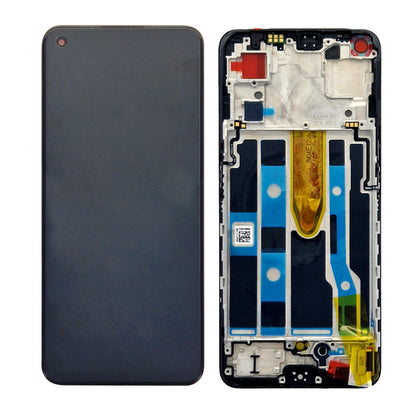 Oppo Find X5 Lite, Reno 7 5G Display And Digitizer With Frame Black OEM