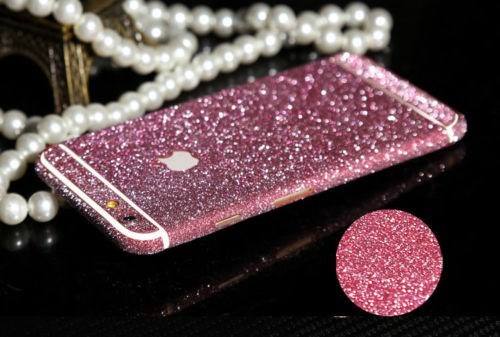 iphone 6 6S Pink Bling Aufkleber Folie Sticker Skin