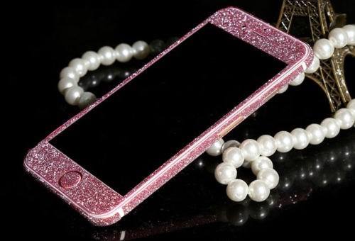 iphone 6 6S Pink Bling Aufkleber Folie Sticker Skin