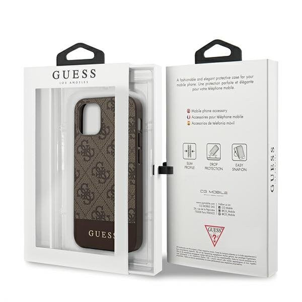 Guess iPhone 12 Pro Max 6,7  Blumenkollektion Handyhülle marineblau