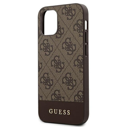 Guess iPhone 12 Pro Max 6,7  Blumenkollektion Handyhülle marineblau