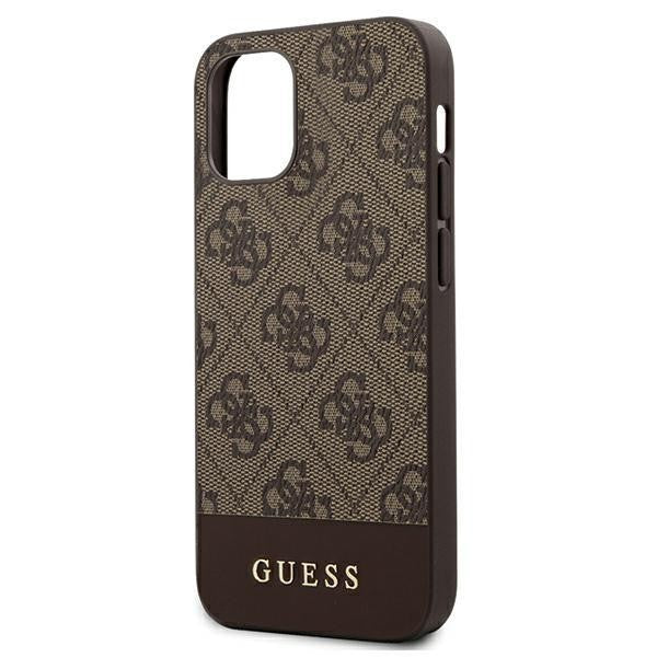 Guess iPhone 12 Pro Max 6,7  Blumenkollektion Handyhülle marineblau