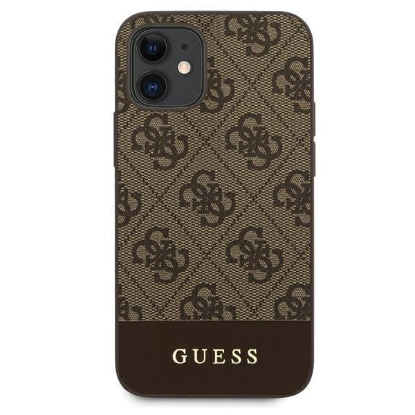 Guess iPhone 12 Pro Max 6,7  Blumenkollektion Handyhülle marineblau