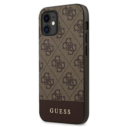 Guess iPhone 12 Pro Max 6,7  Blumenkollektion Handyhülle marineblau