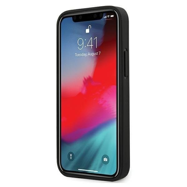 Guess iPhone 12 mini 5,4" Hardcase 4G Stripe Collection braun