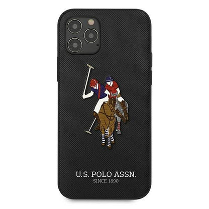 US Polo iPhone 12/12 Pro 6.1" Polo Embroidery Collection Handyhülle schwarz