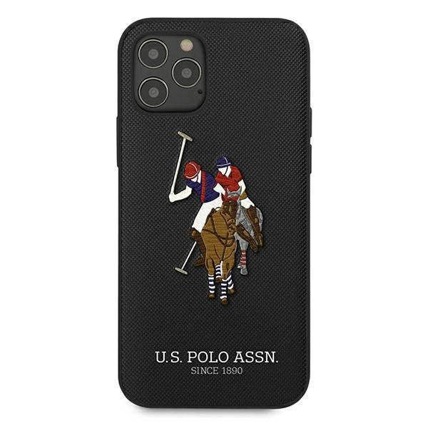 US Polo iPhone 12/12 Pro 6.1" Polo Embroidery Collection Handyhülle schwarz