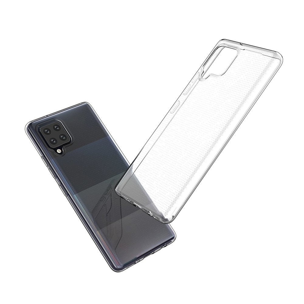 Ultra Clear 0.5mm Silikon Gel Handyhülle Schutzhülle für Samsung Galaxy A12 / Galaxy M12 transparent