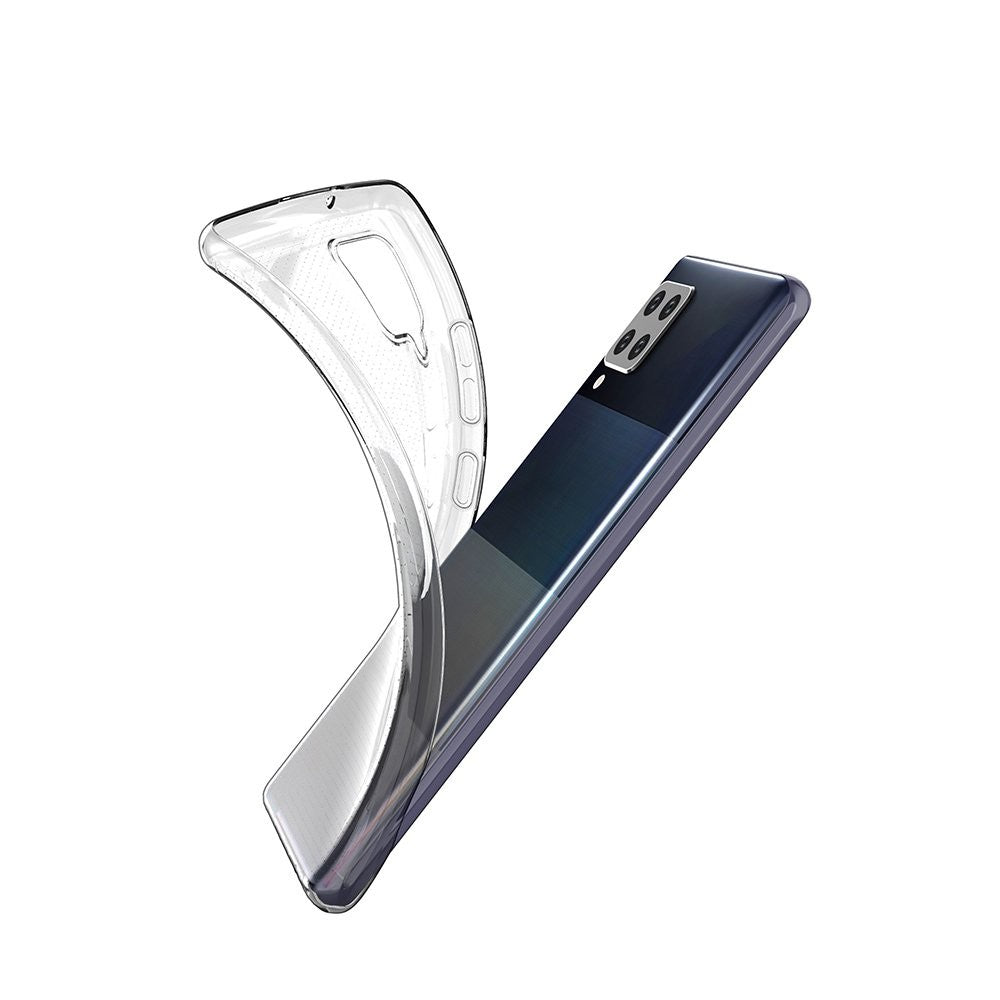 Ultra Clear 0.5mm Silikon Gel Handyhülle Schutzhülle für Samsung Galaxy A12 / Galaxy M12 transparent