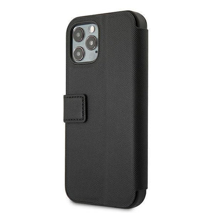 US Polo iPhone 12/12 Pro 6.1"  Buch Polo Embroidery Collection Handyhülle schwarz